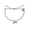 Pura Vida Orca Charm Sky Blue Bitty Braid Bracelet -Hallmark Gift Shop Orca Charm on Sky Blue Braided String Bracelet 37720SKYB 01
