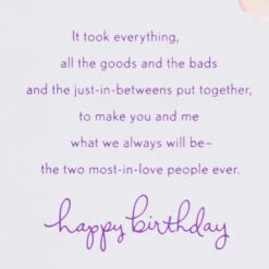 Hallmark The Two Most-in-Love People Ever Birthday Card For Wife -Hallmark Gift Shop Orchid Flowers Birthday Card for Wife 659FBD4772 02