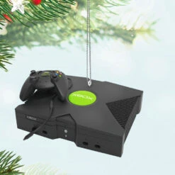 Hallmark Original Xbox Console Ornament With Light And Sound -Hallmark Gift Shop Original XBOX Console Keepsake Ornament 2299QXI7944 02