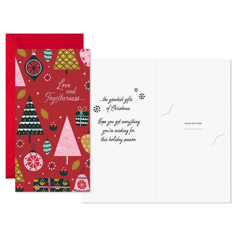 Hallmark Love And Togetherness Money Holder Christmas Cards, Pack Of 10 4 Hallmark Love And Togetherness Money Holder Christmas Cards, Pack Of 10 - Image 2