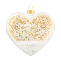 Hallmark Our Christmas Together 2025 Glass Ornament