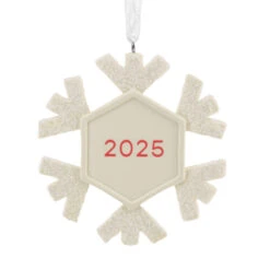 Our First Christmas Snowflake Hallmark Ornament -Hallmark Gift Shop Our First Christmas White Snowflake Ornament 1HGO3639 07
