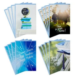 Hallmark Sunlit Celebrations Graduation Cards Assortment, Pack Of 16