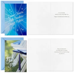 Hallmark Sunlit Celebrations Graduation Cards Assortment, Pack Of 16 -Hallmark Gift Shop Outdoor Grad Photos Assorted Graduation Cards 5GEY2012 03