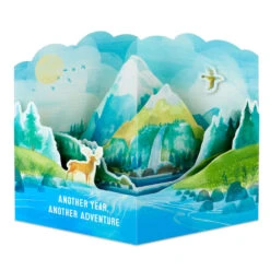 Hallmark Another Year, Another Adventure 3D Pop-Up Birthday Card