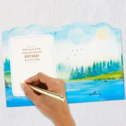 Hallmark Another Year, Another Adventure 3D Pop-Up Birthday Card -Hallmark Gift Shop Outdoor Wilderness Scene 3D PopUp Birthday Card 699WDR1216 06