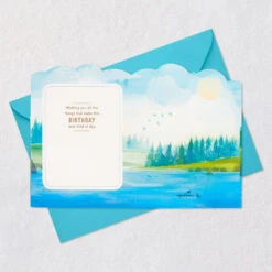 Hallmark Another Year, Another Adventure 3D Pop-Up Birthday Card -Hallmark Gift Shop Outdoor Wilderness Scene 3D PopUp Birthday Card 699WDR1216 07