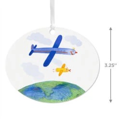 Hallmark Design-Your-Own Horizontal Oval Metal Personalized Ornament, Custom Photo -Hallmark Gift Shop Oval Personalized Ornament 1OFM1007B1 04