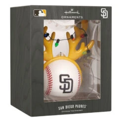 MLB San Diego Padres™ Reindeer Baseball Hallmark Ornament -Hallmark Gift Shop Padres Reindeer Baseball Christmas Ornament 1OSL2712 08