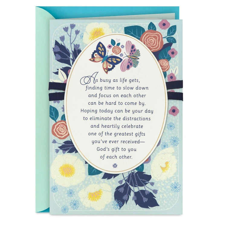 Hallmark Incredibly Blessed Religious Anniversary Card 3 Hallmark Incredibly Blessed Religious Anniversary Card