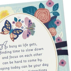 Hallmark Incredibly Blessed Religious Anniversary Card 15 Hallmark Incredibly Blessed Religious Anniversary Card -Hallmark Gift Shop Painted Spring Flowers and Butterfly on Light Blue Anniversary Card 659CEY1921 05