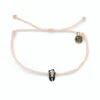 Pura Vida Panda Charm Blush Pink Bitty Braid Bracelet -Hallmark Gift Shop Panda Charm on Pink Braided String Bracelet 10BRXX1467BLUS 01