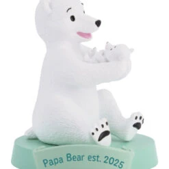 Papa Bear New Dad 2025 Hallmark Ornament -Hallmark Gift Shop Papa Bear New Dad 2025 Christmas Ornament 1HGO3580 06