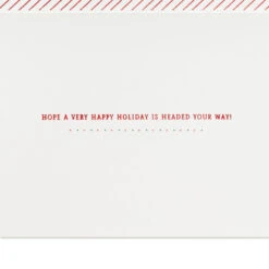 Hallmark Santa Claus Express Train Christmas Card -Hallmark Gift Shop Paper Craft Train Christmas Card 699IXC7064 02