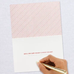 Hallmark Santa Claus Express Train Christmas Card -Hallmark Gift Shop Paper Craft Train Christmas Card 699IXC7064 06