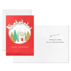 Hallmark Cozy Winter Home Boxed Christmas Cards, Pack Of 8 -Hallmark Gift Shop Paper Wonder Winter Home Boxed Christmas Cards 1XPX2626 04