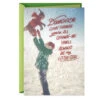 Hallmark You'll Always Be My Little Girl Christmas Card For Daughter -Hallmark Gift Shop Parent and Child Playing in Snow Daughter Christmas Card 659XZH1653 01
