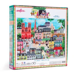 Eeboo Paris In A Day 1000-Piece Jigsaw Puzzle -Hallmark Gift Shop Paris in a Day 1000Piece Jigsaw Puzzle PZTPD2 03