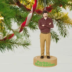 Hallmark Gift Shop -Hallmark Gift Shop Parks and Rec Ron Swanson Keepsake Ornament 2199QXI7277 02