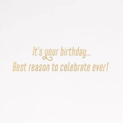 Hallmark Best Reason To Celebrate Birthday Card With Party Headband -Hallmark Gift Shop Party Headband Celebration Birthday Card 959LAD4696 02