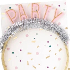 Hallmark Best Reason To Celebrate Birthday Card With Party Headband -Hallmark Gift Shop Party Headband Celebration Birthday Card 959LAD4696 04
