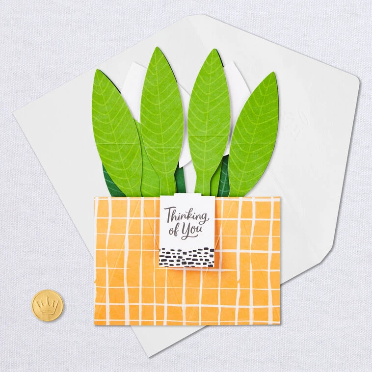 Hallmark Peace Lily Love You 3D Pop-Up Thinking Of You Card 7 Hallmark Peace Lily Love You 3D Pop-Up Thinking Of You Card - Image 5