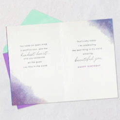 Hallmark The Best Thing In My World Birthday Card For Wife -Hallmark Gift Shop Peacock Design Birthday Card for Wife 759FBD4872 04