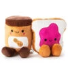 Hallmark Better Together Peanut Butter And Jelly Magnetic Plush, 5" -Hallmark Gift Shop Peanut Butter Jar and Bread With Jelly Magnetic Plush 1KID1641 01