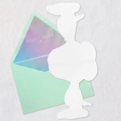 Hallmark Peanuts® 75th Anniversary Felt Snoopy Blank Card -Hallmark Gift Shop Peanuts 75th Anniversary Felt Snoopy Blank Card 1059LAD3129 02