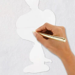 Hallmark Peanuts® 75th Anniversary Felt Snoopy Blank Card -Hallmark Gift Shop Peanuts 75th Anniversary Felt Snoopy Blank Card 1059LAD3129 05