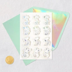 Hallmark Peanuts® Snoopy Nothing But Happy Card -Hallmark Gift Shop Peanuts 75th Anniversary Happy Dance Snoopy Birthday Card 859LAD3128 05