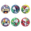 Peanuts® Tin Ball Hallmark Ornaments, Set Of 12 -Hallmark Gift Shop Peanuts Ball Christmas Ornaments 3HCM2445 01