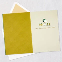 Hallmark Peanuts® Beagle Scouts Snoopy Non-Stop Fun Birthday Card -Hallmark Gift Shop Peanuts Beagle Scouts Snoopy With Banner Birthday Card 759LAD3045 03