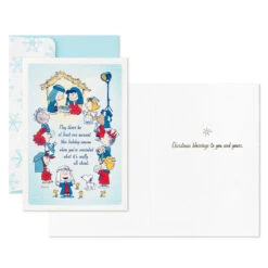 Hallmark Peanuts® Christmas Pageant Boxed Christmas Cards, Pack Of 16 -Hallmark Gift Shop Peanuts Christmas Pageant Boxed Christmas Cards 1XPX2298 03