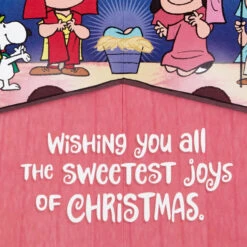 Hallmark Peanuts® Blessings And Joy Nativity Scene Musical Pop-Up Christmas Card -Hallmark Gift Shop Peanuts Christmas Pageant Musical PopUp Christmas Card 799XOD2074 02