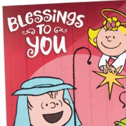 Hallmark Peanuts® Blessings And Joy Nativity Scene Musical Pop-Up Christmas Card -Hallmark Gift Shop Peanuts Christmas Pageant Musical PopUp Christmas Card 799XOD2074 04