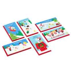 Hallmark Peanuts® Gang Assorted Money Holder Boxed Christmas Cards, Pack Of 36