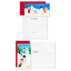 Hallmark Peanuts® Gang Assorted Money Holder Boxed Christmas Cards, Pack Of 36 -Hallmark Gift Shop Peanuts Gang Assorted Money Holder Boxed Christmas Cards 5CZE1034 04