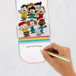 Hallmark The Peanuts® Gang Cheers To Wonderful You Pop-Up Card -Hallmark Gift Shop Peanuts Gang Happy Dance PopUp Card 699M2170 08