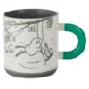 Hallmark Peanuts® All The Happy Snoopy Mug, 16oz. -Hallmark Gift Shop Peanuts Gray and Green All the Happy Snoopy Mug 1PAJ3537 01