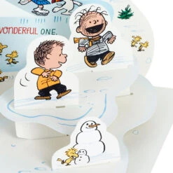 Hallmark The Peanuts® Gang Jolly Ice Skating Musical 3D Pop-Up Christmas Card -Hallmark Gift Shop Peanuts Ice Skating Musical 3D PopUp Christmas Card 959XOD1936 06