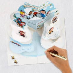 Hallmark The Peanuts® Gang Jolly Ice Skating Musical 3D Pop-Up Christmas Card -Hallmark Gift Shop Peanuts Ice Skating Musical 3D PopUp Christmas Card 959XOD1936 08