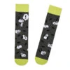 Hallmark Peanuts® Scared Snoopy Halloween Crew Socks -Hallmark Gift Shop Peanuts Scared Snoopy Bats Halloween Gray Crew Socks 1HGN1522 01