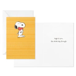 Hallmark Peanuts® Snoopy Assorted Birthday Cards, Pack Of 12 -Hallmark Gift Shop Peanuts Snoopy Assorted Birthday Cards 799EDX3030 03