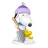 Hallmark Mini Peanuts® Winter Fun With Snoopy Ornament, 1" -Hallmark Gift Shop Peanuts Snoopy Shoveling Keepsake Ornament 5QXM9555 01