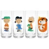 Hallmark Peanuts® Snoopy And Friends Tall Drinking Glasses, Set Of 4 -Hallmark Gift Shop Peanuts Snoopy and Friends Tall Drinking Glasses Set of 4 1PAJ3545 01