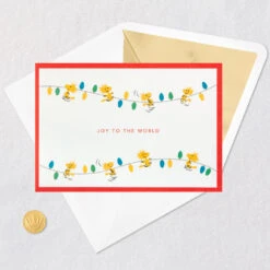 Hallmark Peanuts® Snoopy Joy To The World 3D Pop-Up Christmas Card -Hallmark Gift Shop Peanuts Snoopy and Woodstock 3D PopUp Christmas Card 1499IXC8994 05