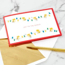 Hallmark Peanuts® Snoopy Joy To The World 3D Pop-Up Christmas Card -Hallmark Gift Shop Peanuts Snoopy and Woodstock 3D PopUp Christmas Card 1499IXC8994 06