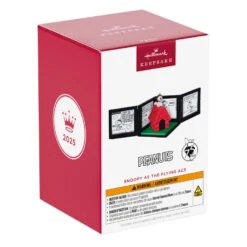 Hallmark Peanuts® 75th Anniversary Snoopy As The Flying Ace Musical Ornament 16 Hallmark Peanuts® 75th Anniversary Snoopy As The Flying Ace Musical Ornament -Hallmark Gift Shop Peanuts Snoopy as The Flying Ace Keepsake Ornament 5QXI8725 08