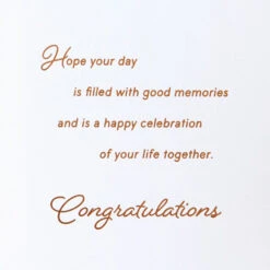 Hallmark Celebration Of Life Together Anniversary Card -Hallmark Gift Shop Pencilsketch Roses with Pink Leaves Anniversary Card 799AVY3461 03